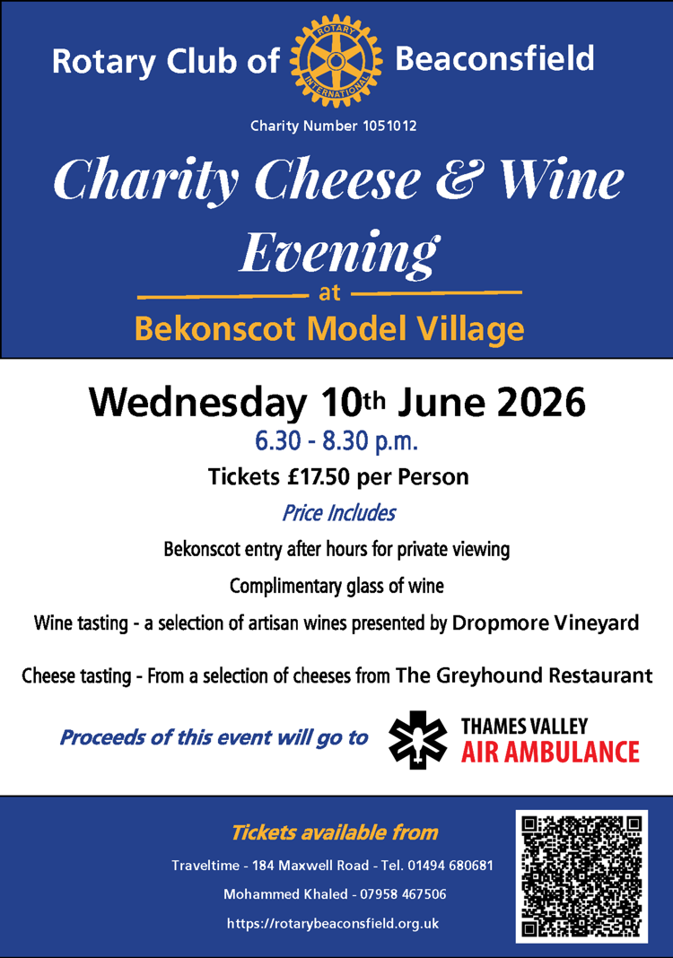 Poster from Rotary Beaconsfield